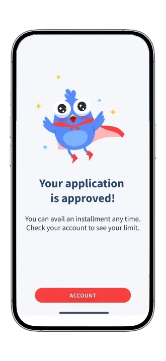 Billease sign up: your application is approved